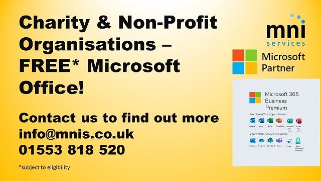 Microsoft 365 free for charities